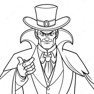 Page à colorier de méchant | Page de coloriage Méchant