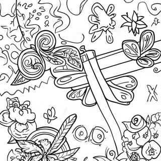 Drapeau de la Jamaïque Coloriages