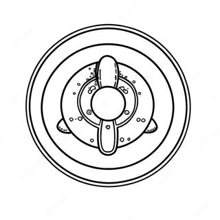 Page à colorier du drapeau de l'État de l'Ohio | Page de coloriage Ohio