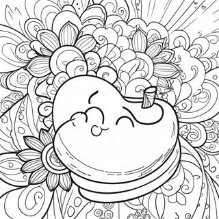Page à colorier de gratitude | Page de coloriage Gratitude