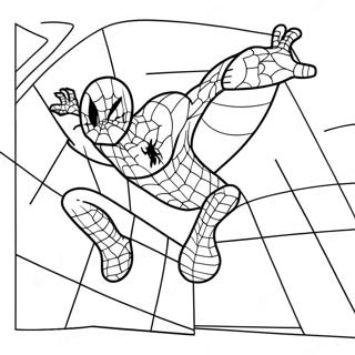Page à colorier Spiderman Roblox | Page de coloriage Spiderman Roblox