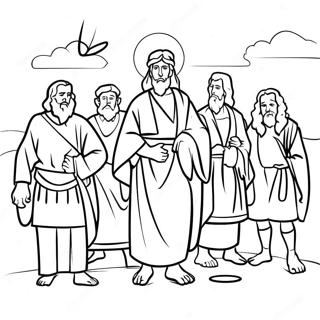 Page à colorier de l'Ancien Testament | Page de coloriage Ancien Testament