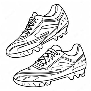 Chaussure de football Coloriages