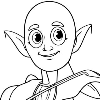 Page à colorier de Megamind | Page de coloriage Megamind