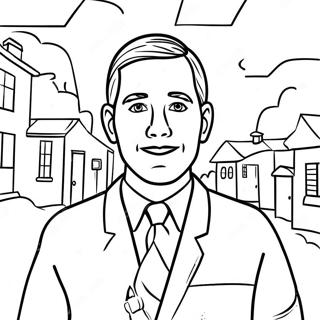 Page à colorier de missionnaire | Page de coloriage Missionnaire