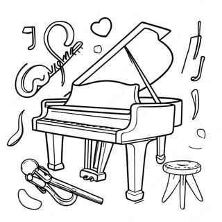 Page à colorier Instrument | Page de coloriage Instrument