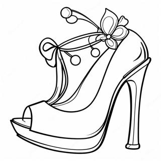 Page à colorier Talons | Page de coloriage Talons