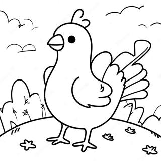 Page à colorier Où est Chicky | Page de coloriage Où est Chicky