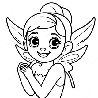 Page à colorier de Tink | Page de coloriage Tink