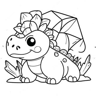 Page à colorier Venusaur avec Fleurs Colorées | Page de coloriage Venusaur