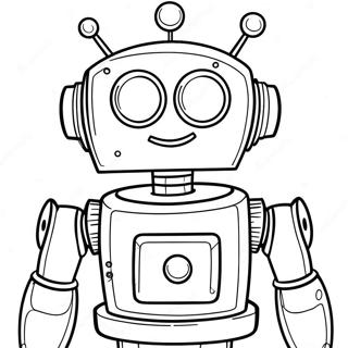 Page à colorier Rob le Robot | Page de coloriage Rob le Robot
