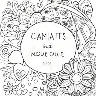 Page à colorier des affirmations de soins personnels | Page de coloriage Aime-toi
