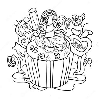 Page à colorier de la célébration colorée de la neurodiversité | Page de coloriage Neurodiversité