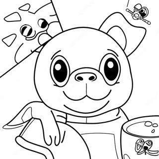 Page à colorier de mème | Page de coloriage Mème