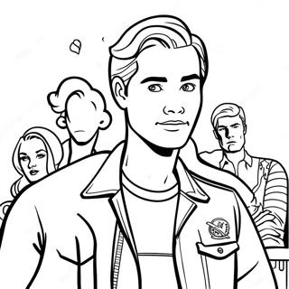 Page à colorier Riverdale | Page de coloriage Riverdale