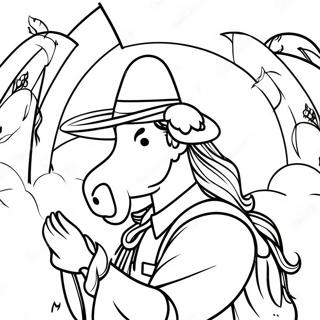 Page à colorier de la célébration du 16 de Septiembre | Page de coloriage 16 septembre