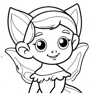 Page à colorier de la fée | Page de coloriage Fée