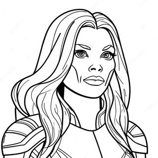 Gamora Coloriages