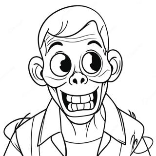 Page à colorier Disney Zombies | Page de coloriage Disney Zombies