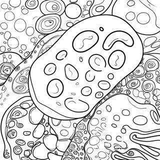 Page à colorier de bactéries | Page de coloriage Bactéries