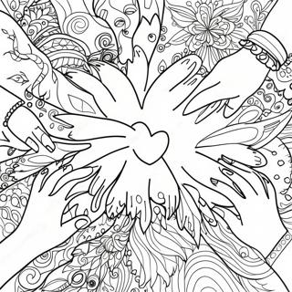 Page à colorier de l'unité diverse | Page de coloriage Unité