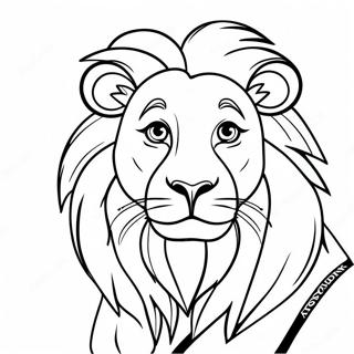 Page à colorier du lion courageux de Gryffondor | Page de coloriage Maison Harry Potter