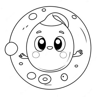 Page à colorier bulles amusantes | Page de coloriage Bulle