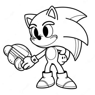 Page à colorier Sonic Boom | Page de coloriage Sonic Boom