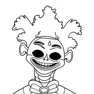 Page à colorier : Zozobra | Page de coloriage Zozobra