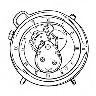 Page à colorier de Montre | Page de coloriage Montre