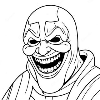 Page à colorier de Terrifier | Page de coloriage Terrifier
