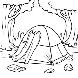 Page à colorier du camp Crystal Lake du vendredi 13 | Page de coloriage Vendredi 13