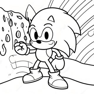Page à colorier de Sonic Underground | Page de coloriage Sonic Underground