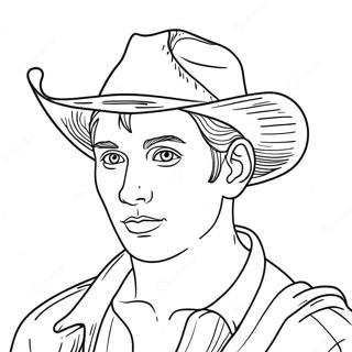 Page à colorier d'Aaron | Page de coloriage Aaron