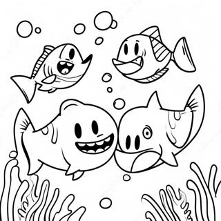 Page à colorier Zig et Sharko | Page de coloriage Zig et Sharko