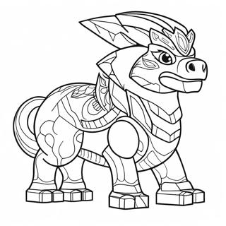 Page à colorier Lego Chima | Page de coloriage Lego Chima