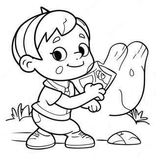 Page à colorier Petits Voyous Énergétiques | Page de coloriage Petits Voyous
