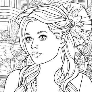 Page à colorier Amy | Page de coloriage Amy