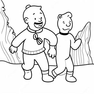 Tintin Coloriages