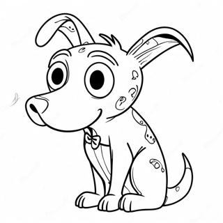 Page à colorier Frankenweenie | Page de coloriage Frankenweenie