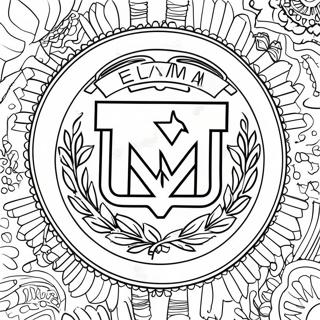 Page à colorier Logo Texas A&M | Page de coloriage Texas A&M
