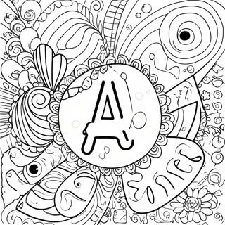 Page à colorier des voyelles | Page de coloriage Voyelle