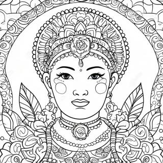 Page à colorier Karma | Page de coloriage Karma