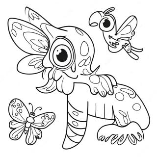 Page à colorier des créatures magiques de WonderMorphia | Page de coloriage WonderMorphia