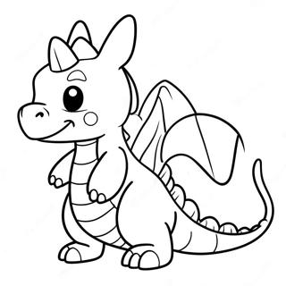 Page à colorier de Dragonite | Page de coloriage Dragonite