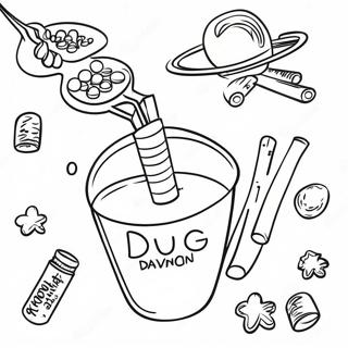 Page à colorier Sensibilisation aux Drogues | Page de coloriage Drogue