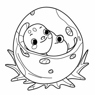 Œuf de dinosaure Coloriages