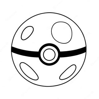 Page à colorier Pokeball | Page de coloriage Pokeball