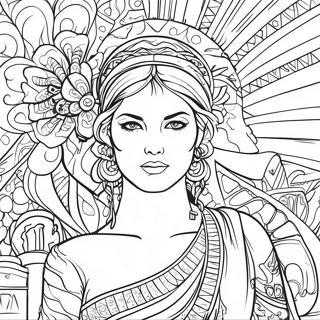 Page à colorier suprême | Page de coloriage Suprême