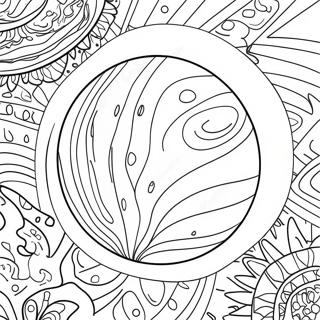 Page à Colorier Planète Vénus | Page de coloriage Vénus